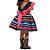 Vestido Junino Lelê Petit Pula Fogueira Colorido Neon - Imagem 3