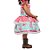 Vestido Junino Lelê Petit Coração Floral Tiffany Colorido - Imagem 3