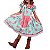 Vestido Junino Lelê Petit Avental Floral Tiffany Colorido - Imagem 2