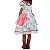 Vestido Junino Lelê Petit Avental Floral Tiffany Colorido - Imagem 3