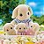 Família Dos Coelhos Floral Sylvanian Families Colorido - Imagem 5