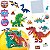 Brinquedo Aquabeads Epoch Magia Dinosaur World Colorido - Imagem 3