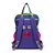 Mochila Com Pochete-Lancheira Mait ArcoIris Colorido - Imagem 4