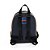 Mochila Com Pochete-Lancheira Mait Dino Azul Marinho - Imagem 4