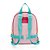 Mochila Com Pochete-Lancheira Mait Xadrez Margarida Colorido - Imagem 3