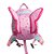 Mochila Com Guia Infanti Borboleta Rosa - Imagem 1