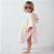 Toalha Poncho Buba Com Capuz Zoo Unicórnio Rosa - Imagem 3