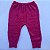 Conjunto de Tricô Maya Corações Blusa e Calça Rosa Forte - Imagem 9