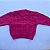 Conjunto de Tricô Maya Corações Blusa e Calça Rosa Forte - Imagem 8