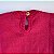 Vestido de Tricô Helena Com Laço e Bordado Rosa Forte - Imagem 5