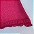 Vestido de Tricô Helena Com Laço e Bordado Rosa Forte - Imagem 6