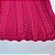 Vestido de Tricô Helena Com Laço e Bordado Rosa Forte - Imagem 4