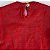 Vestido de Tricô Helena Com Laço e Bordado Vermelho - Imagem 7