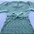 Vestido de Tricô Serena Com Cinto Removível Bordado Verde - Imagem 4