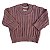 Blusa de Tricô Alice Trançada Rosa Antigo - Imagem 1