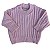 Blusa de Tricô Alice Trançada Rosa Claro - Imagem 1