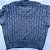 Conjunto de Tricô Théo Trabalhado Azul Mescla - Imagem 4