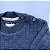 Conjunto de Tricô Théo Trabalhado Azul Mescla - Imagem 2