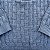Conjunto de Tricô Théo Trabalhado Azul Mescla - Imagem 3