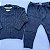 Conjunto de Tricô Théo Trabalhado Azul Mescla - Imagem 5
