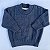 Blusa de Tricô Bernardo Tramas Azul Mescla - Imagem 5