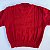 Blusa de Tricô Bernardo Tramas Vermelho - Imagem 2