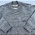Blusa de Tricô Arthur Lisa Decote Redondo Cinza Claro - Imagem 7