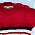 Blusa de Tricô Enrico Listrada Vermelho - Imagem 5