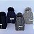 Gorro de Tricô Para Meninos Com Pompom Cinza Claro - Imagem 5