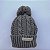 Gorro de Tricô Para Meninos Com Pompom Cinza Claro - Imagem 3