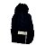 Gorro de Tricô Para Meninos Com Pompom Preto - Imagem 1