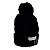 Gorro de Tricô Para Meninas Com Pompom Preto - Imagem 1