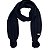 Cachecol de Tricô Para Meninas Com Pompom Preto - Imagem 1