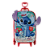 Mochila de Rodinhas 3D Maxtoy Stitch Praia Vermelho - Imagem 3