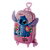 Mochila de Rodinhas 3D Maxtoy Stitch Rosa - Imagem 2