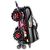 Mochila de Rodinhas 3D Maxtoy Batmóvel Monster Trucks Preto - Imagem 4