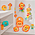 Kit de Alimentação Buba Bentô Box Zoo Leão Colorido - Imagem 7