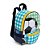 Mochila Com Pochete MaiT Xadrez Bola Azul - Imagem 2