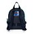 Mochila Com Pochete MaiT Xadrez Bola Azul - Imagem 4