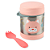 Pote Térmico Com Talher Skip Hop Zoo Gatinha Rosa - Imagem 2