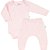 Conjunto de Body Hug Longo Com Calça Saruel Rosa - Imagem 1