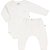 Conjunto de Body Hug Longo Com Calça Saruel Branco - Imagem 1