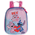 Mochila Pequena Maxtoy Stitch e Angel Rosa e Azul - Imagem 1
