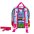 Mochila Pequena Maxtoy Cute Unicorn Azul - Imagem 3