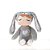 Boneca Angela Metoo Plush Juju Coelha Cinza - Imagem 1