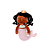 Boneca Metoo Mini Angela Sereira Alana 20CM Lilás - Imagem 1