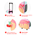 Mochila de Rodinhas Skip Hop Spark Style Sorvete Rosa - Imagem 3