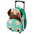 Mochila de Rodinhas Skip Hop Zoo Cachorro Pug Verde - Imagem 1
