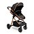 Carrinho de Bebê e Bebê Conforto Voyage Prestige Preto Terracota - Imagem 2