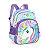 Mochila de Costas Luxcel Up4You Unicórnio Colorido Violeta - Imagem 2